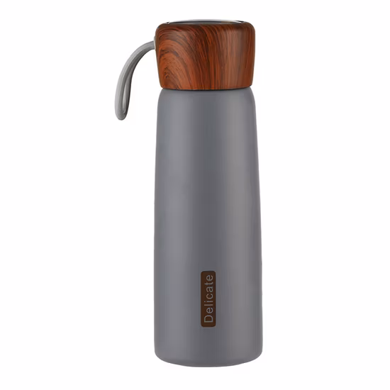 슬링이 있는 500ml 와이드 입 스테인레스 스틸 총알 진공 플라스크