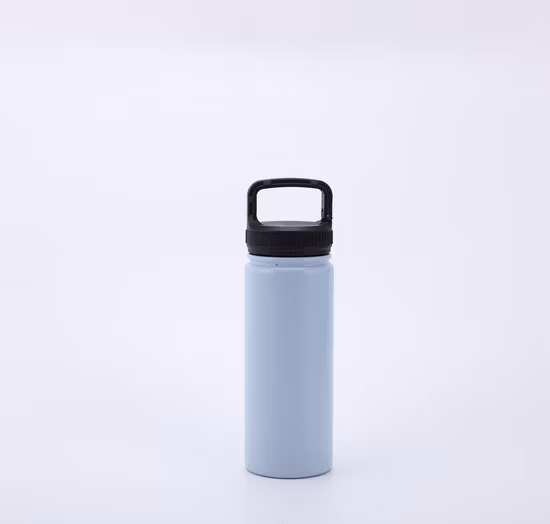 400ml 스테인레스 스틸 맞춤형 로고 스포츠 병 PP 뚜껑이 달린 절연 물병 진공 플라스크